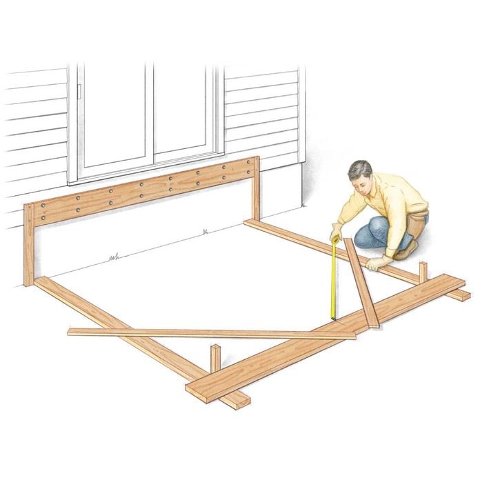 deck building tips frame