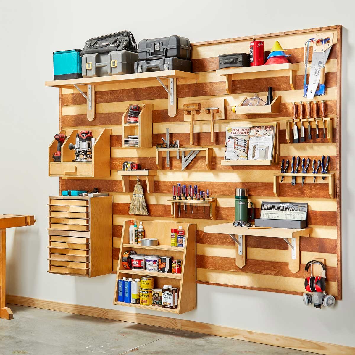 Craft Storage - Wall Organizer - See How To Make This Organizer!