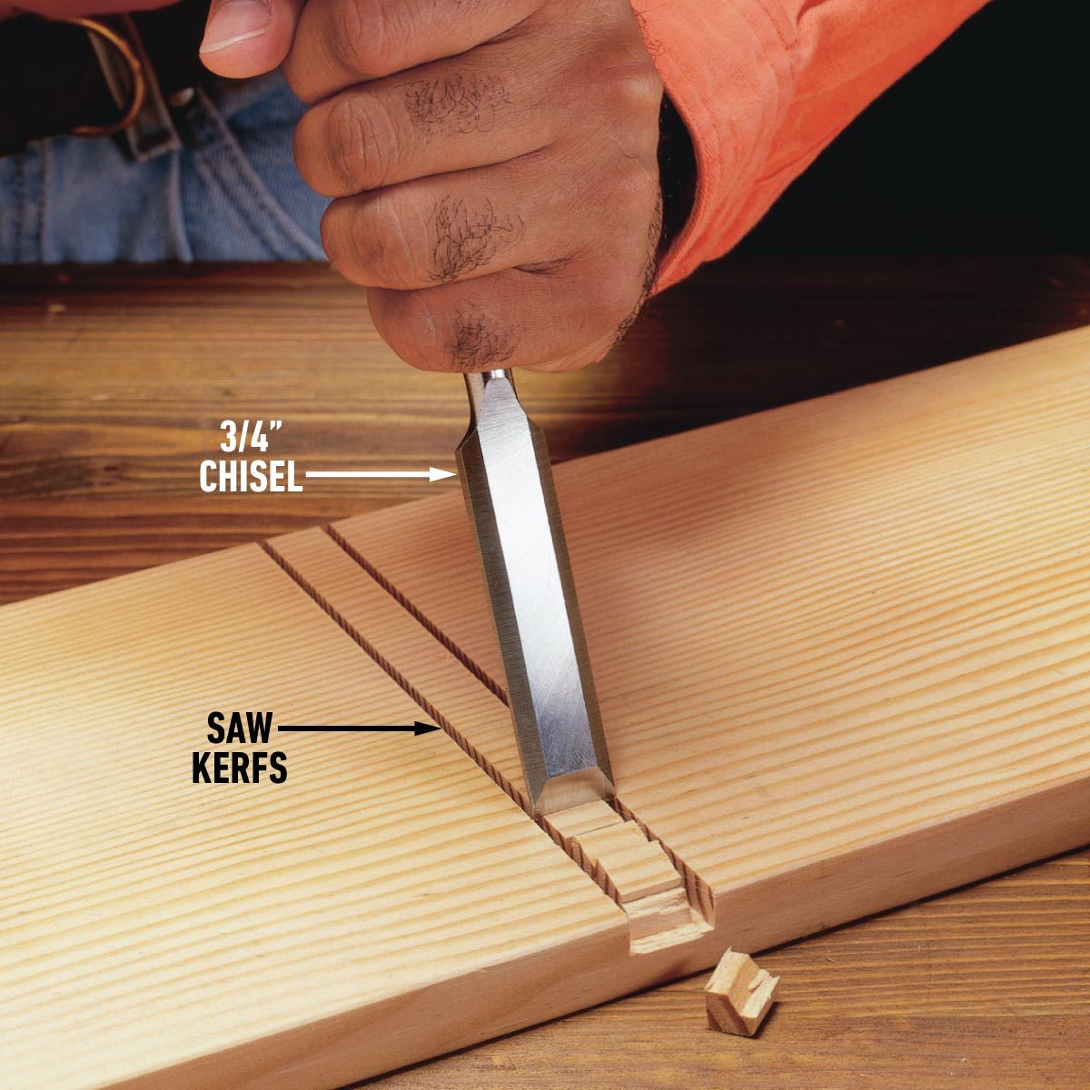 How To Use A Wood Chisel a dado