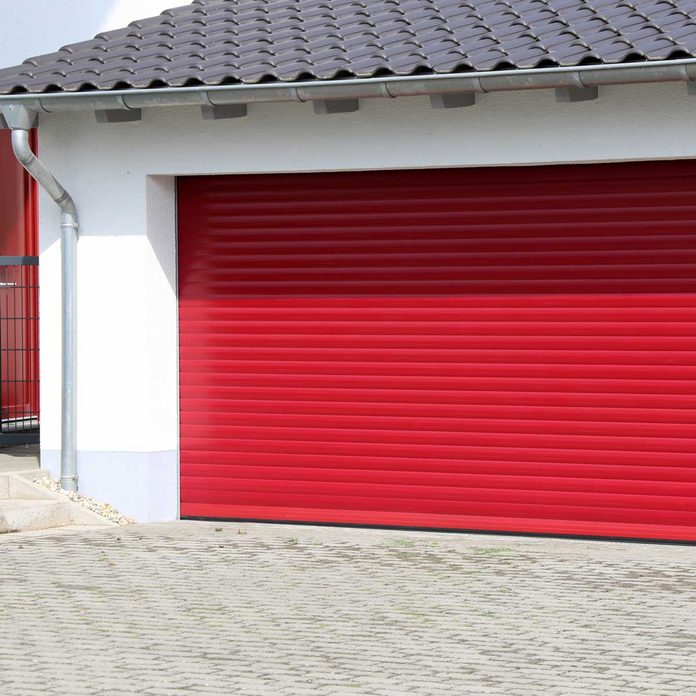 Red Garage Door