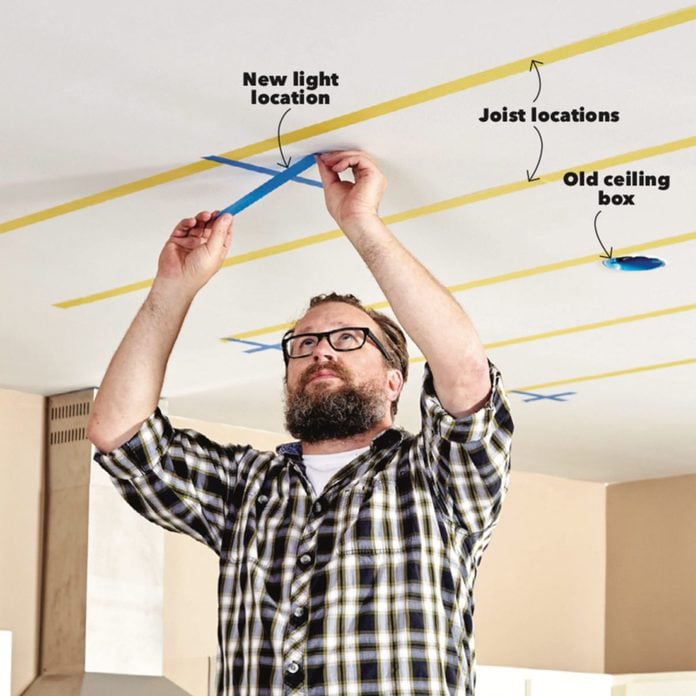 How To Install Low Profile Led Lights In Your Kitchen Diy Family Handyman - How To Put Can Lights In Existing Ceiling