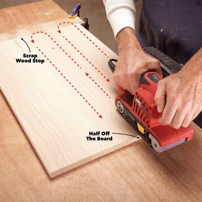 belt sander use good technique