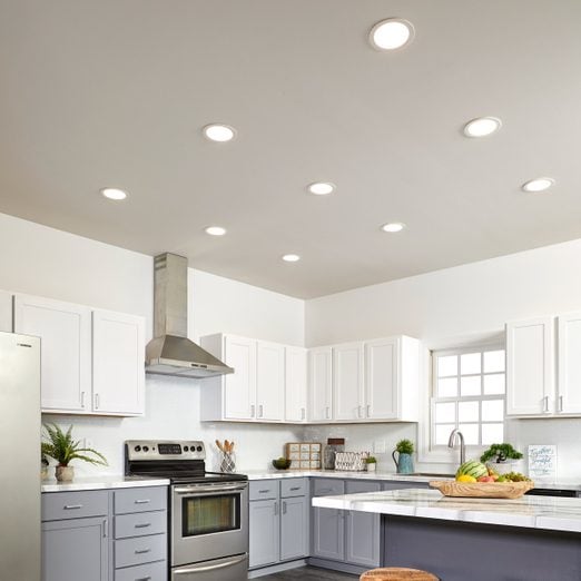 To Install Low Profile Led Lights In, Best Led Recessed Lights For Kitchen Ceiling