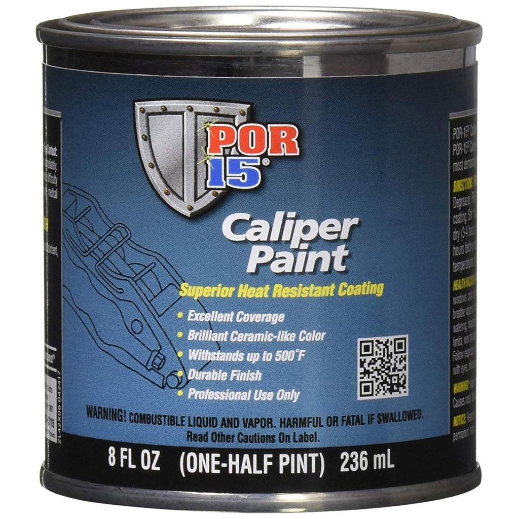  POR-15 High Temperature Brake Caliper Paint, Heat Resistant  Coating, 8 Fluid Ounces, Black : Automotive
