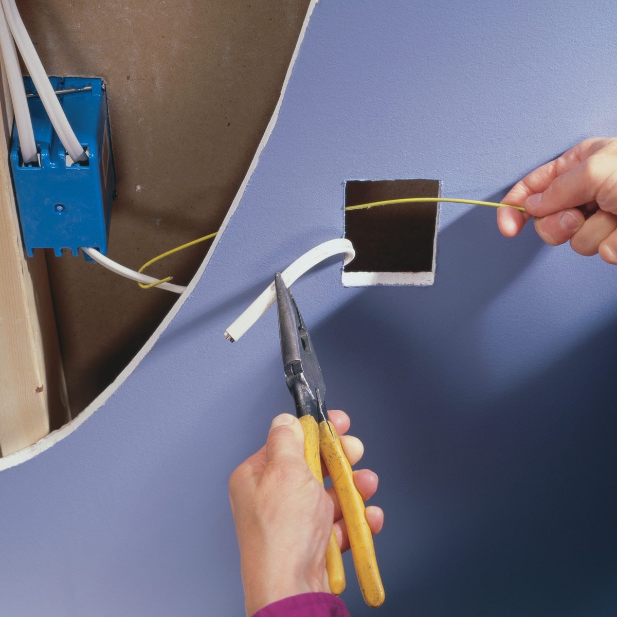 How To Wire An Outlet And Add An Electrical Outlet Diy Family Handyman