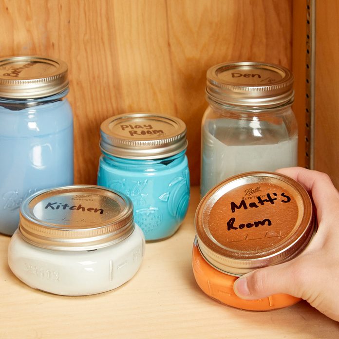 HH touch up paint saver mason jars