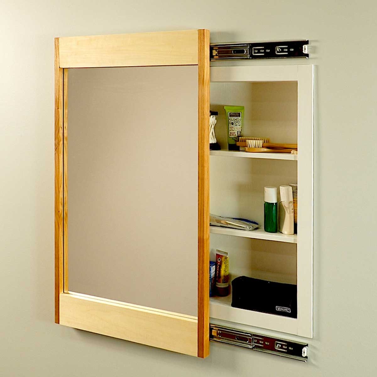 How to Make a Sliding DIY Mirror Frame