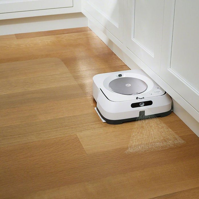 robot mop cleaning hardwood floors irobot