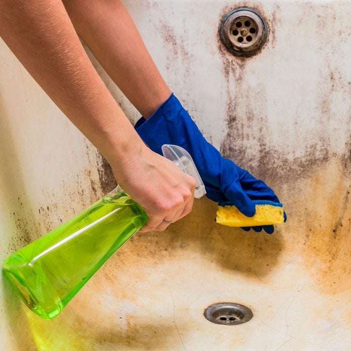 How To Clean Bathtub Stains Diy, Fiberglass Bathtub Stain Removal Tool