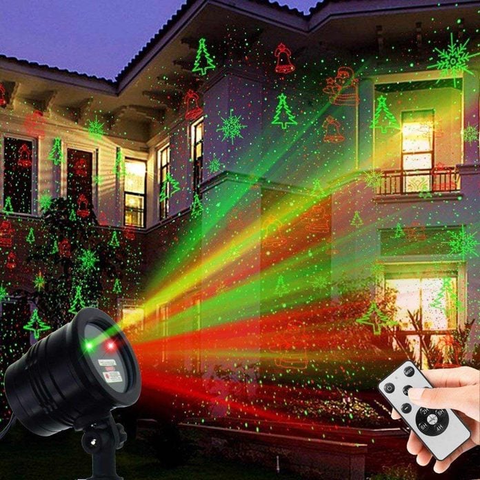 outdoor Christmas lights projector
