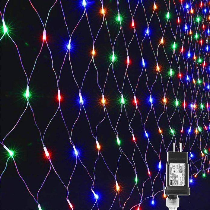 net outdoor Christmas lights