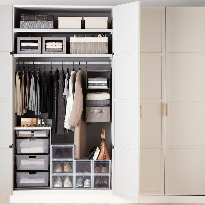 closet with organizer 