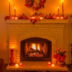 How to Decorate a Fireplace Mantel for Thanksgiving