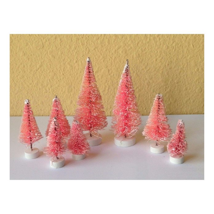 Collection of Pink Christmas Trees