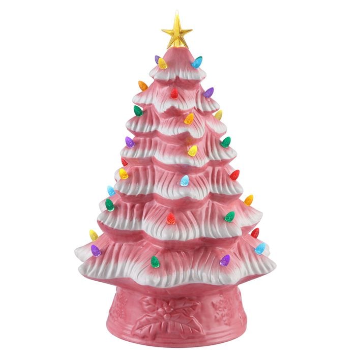 Pre-Lit Ceramic Christmas Tree