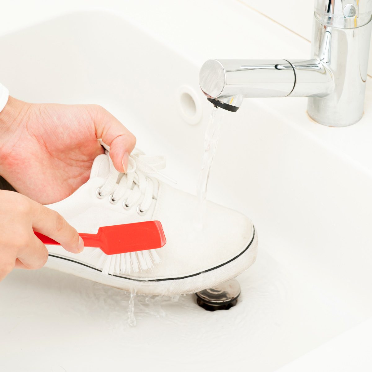 ad How to clean your white sneakers using @OxiClean White Revive 👟🧼, Cleaning White Sneakers