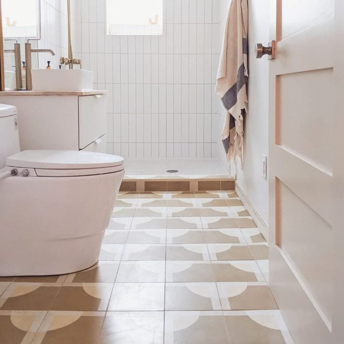 New Geometric Bathroom Tile