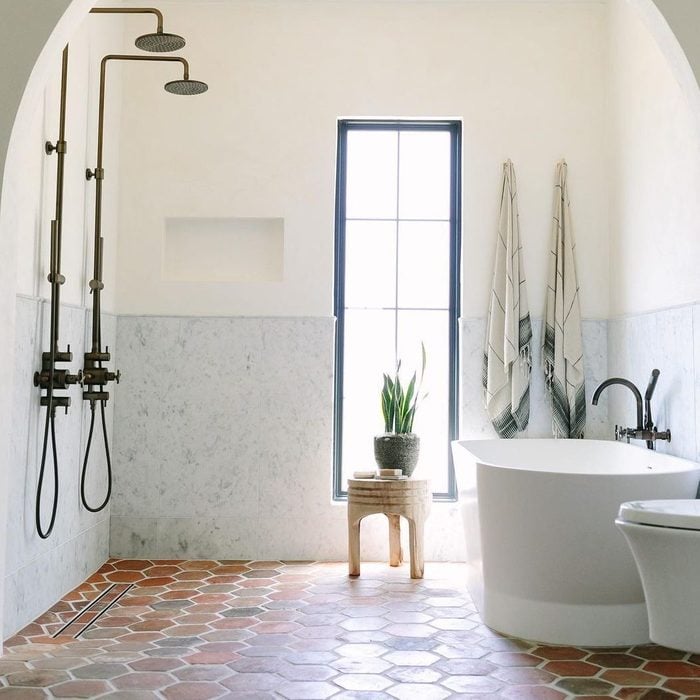 Terra Cotta Bathroom Tiles