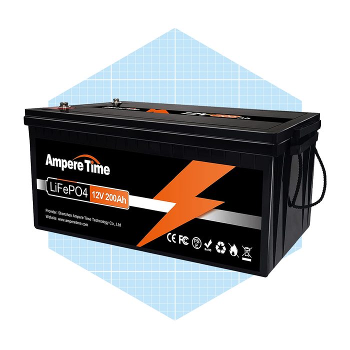 Ampere Time 12v 200ah Lithium Iron Lifepo4 Deep Cycle Battery Ecomm Amazon.com