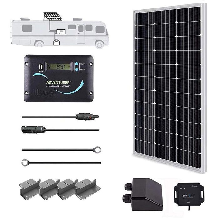 Photo of the Renogy solar kit