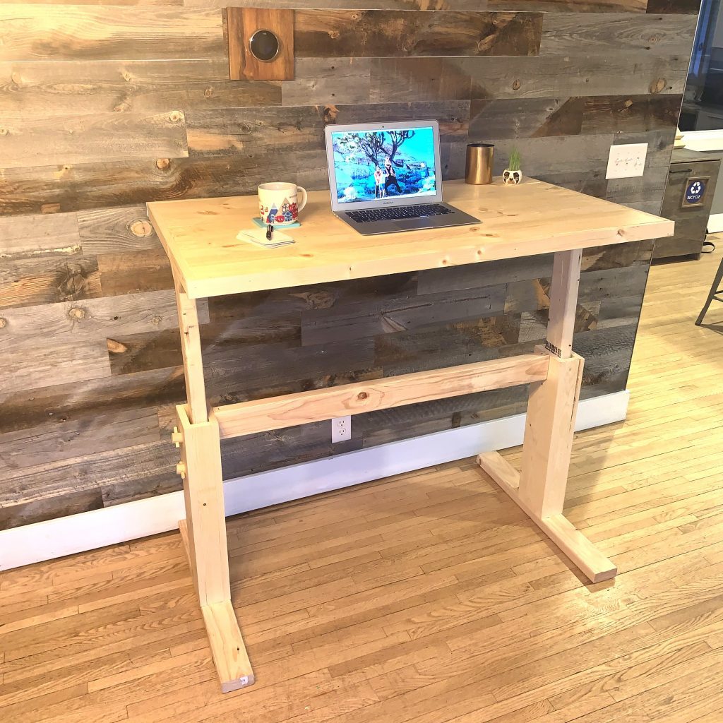 DIY Wood Standing Desk - Home Improvement Projects to inspire and be  inspired, Dunn DIY
