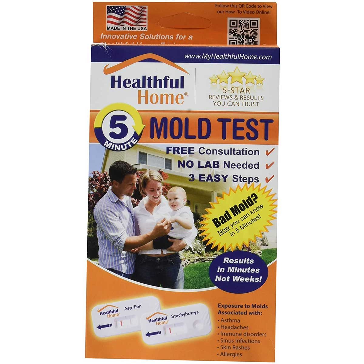MyMoldDetective 1 Room Mold and Allergen Test Kit Mold Test Kit in
