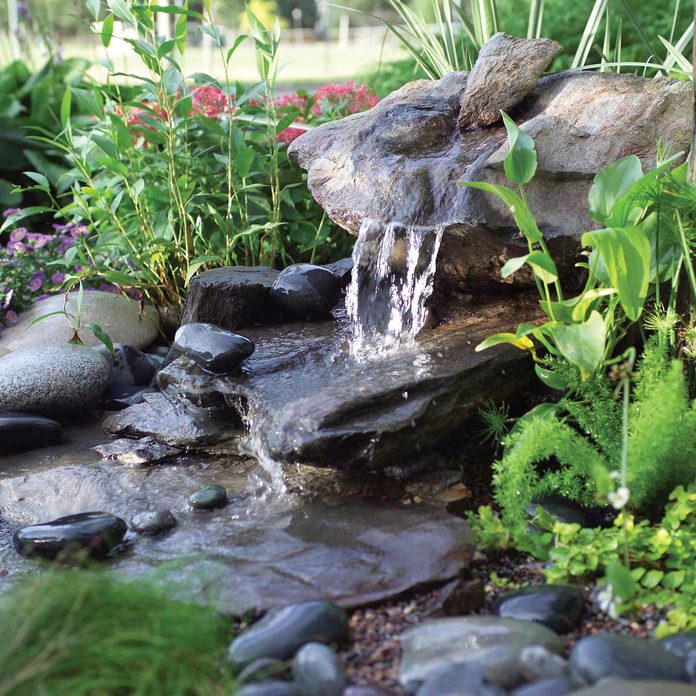 DIY low mainenace water feature