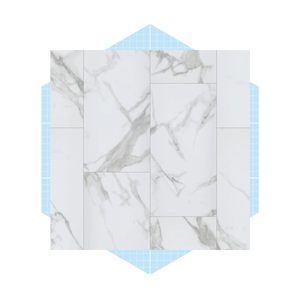 Smartcore  Mandalay Marble  Waterproof Interlocking Luxury Vinyl Tile Flooring Ecomm Lowes.com