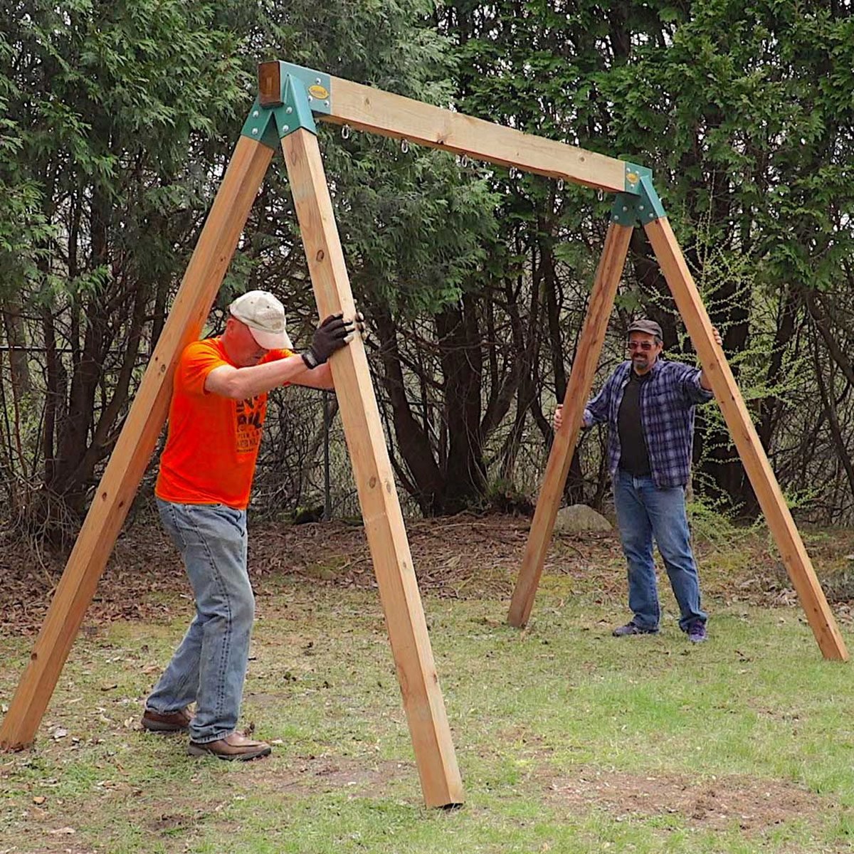 How to Build an Easy DIY Swing Set (DIY)