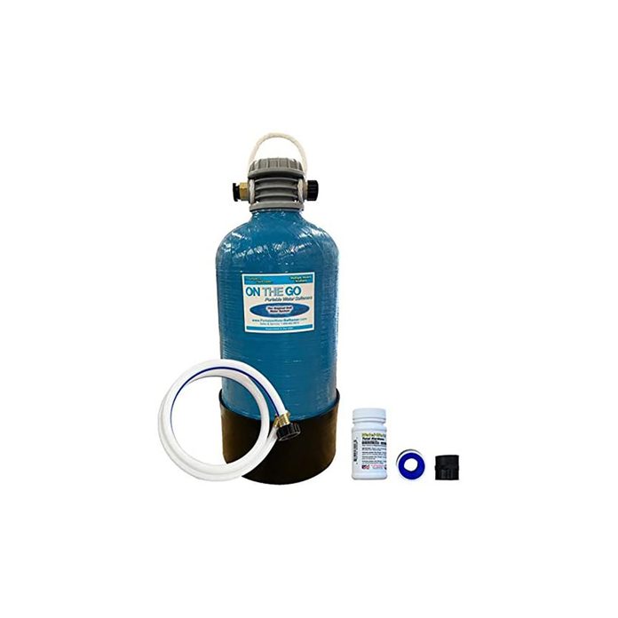 Portable water softener