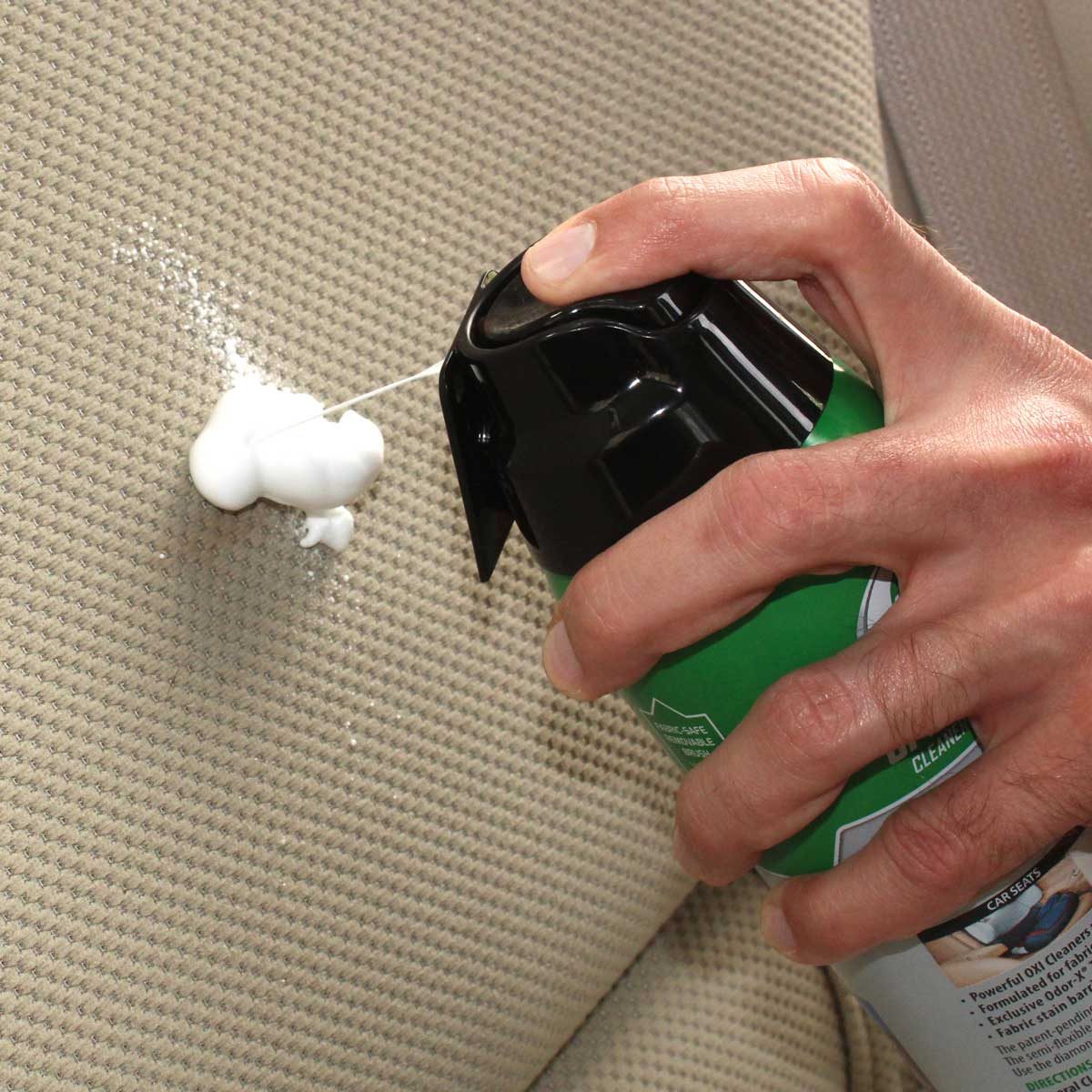 How to Clean Car Seats With OxiClean Upholstery Cleaner