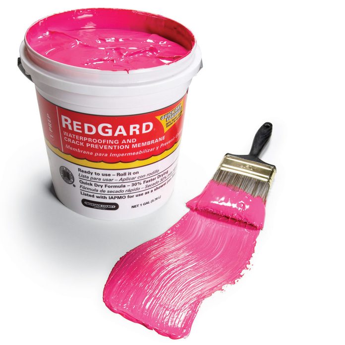 RedGard is a liquid waterproofing