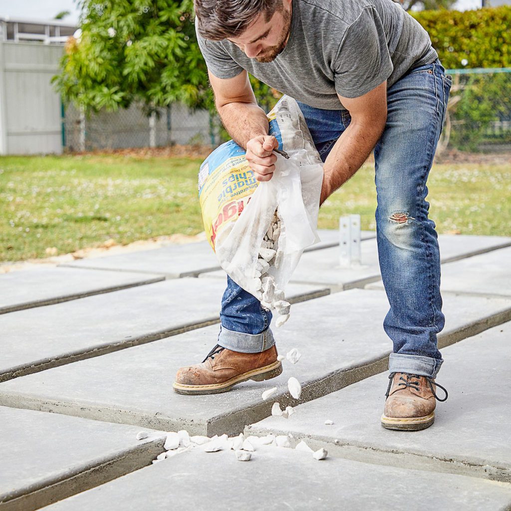 How to Build and Pour Your Own Modern Concrete Patio (DIY) | Family Handyman