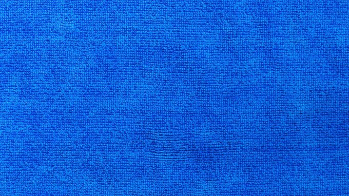 close up of blue microfiber texture