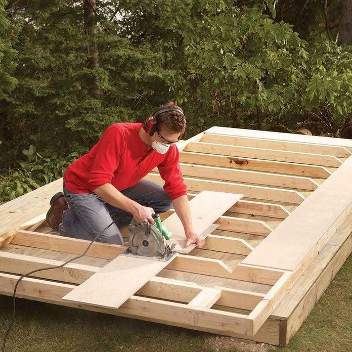 How To Build A Shed On The Diy Family Handyman - Do It Yourself Diy Shed Plans