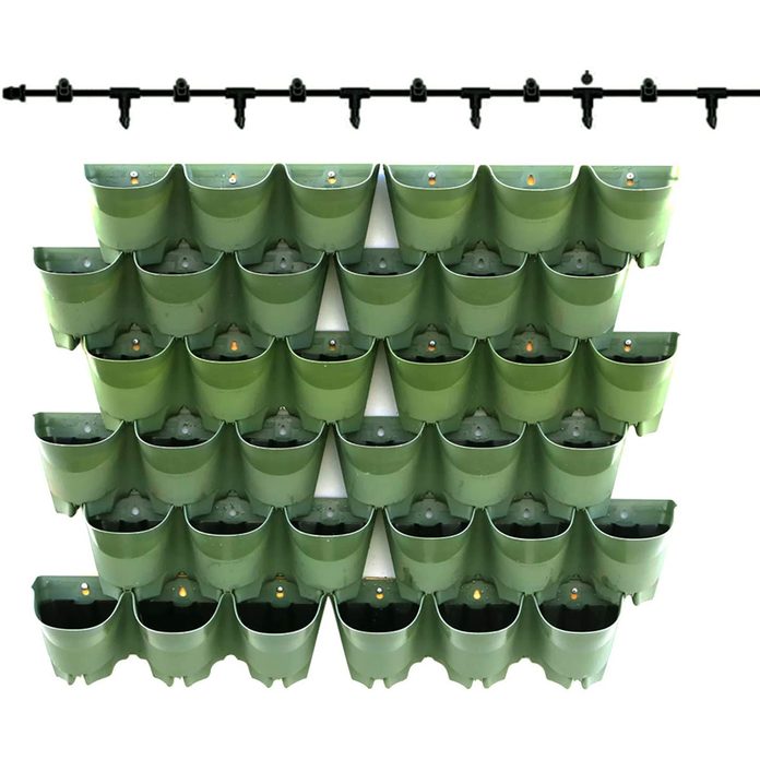 Wall mounted pots