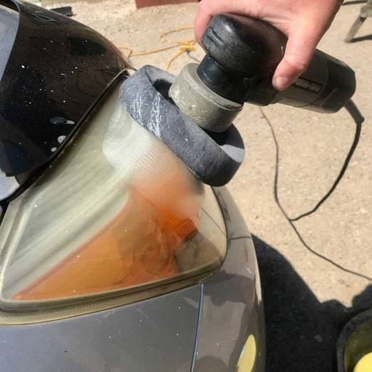 Buffing headlights