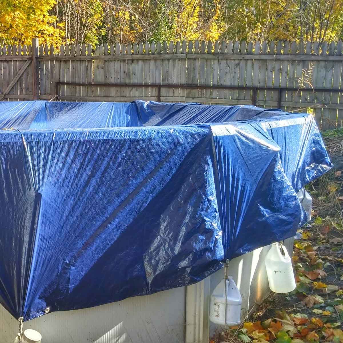 Maintaining An Above Ground Pool, How To Install Winter Cover On Above Ground Pool