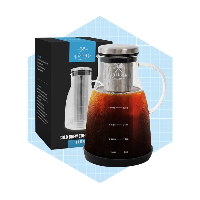 Airtight Cold Brew Coffee Maker With Extra Thick Glass Carafe Ecomm Amazon.com