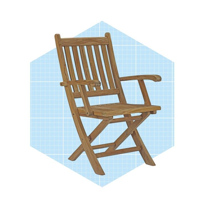 Constance Outdoor Wood Folding Chair