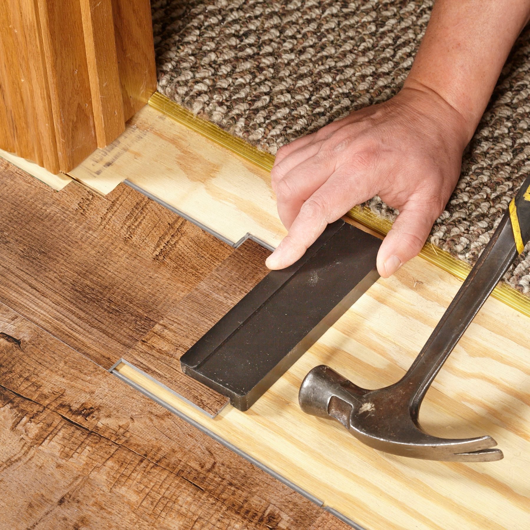 How To Install Luxury Vinyl Plank Flooring Diy Family Handyman