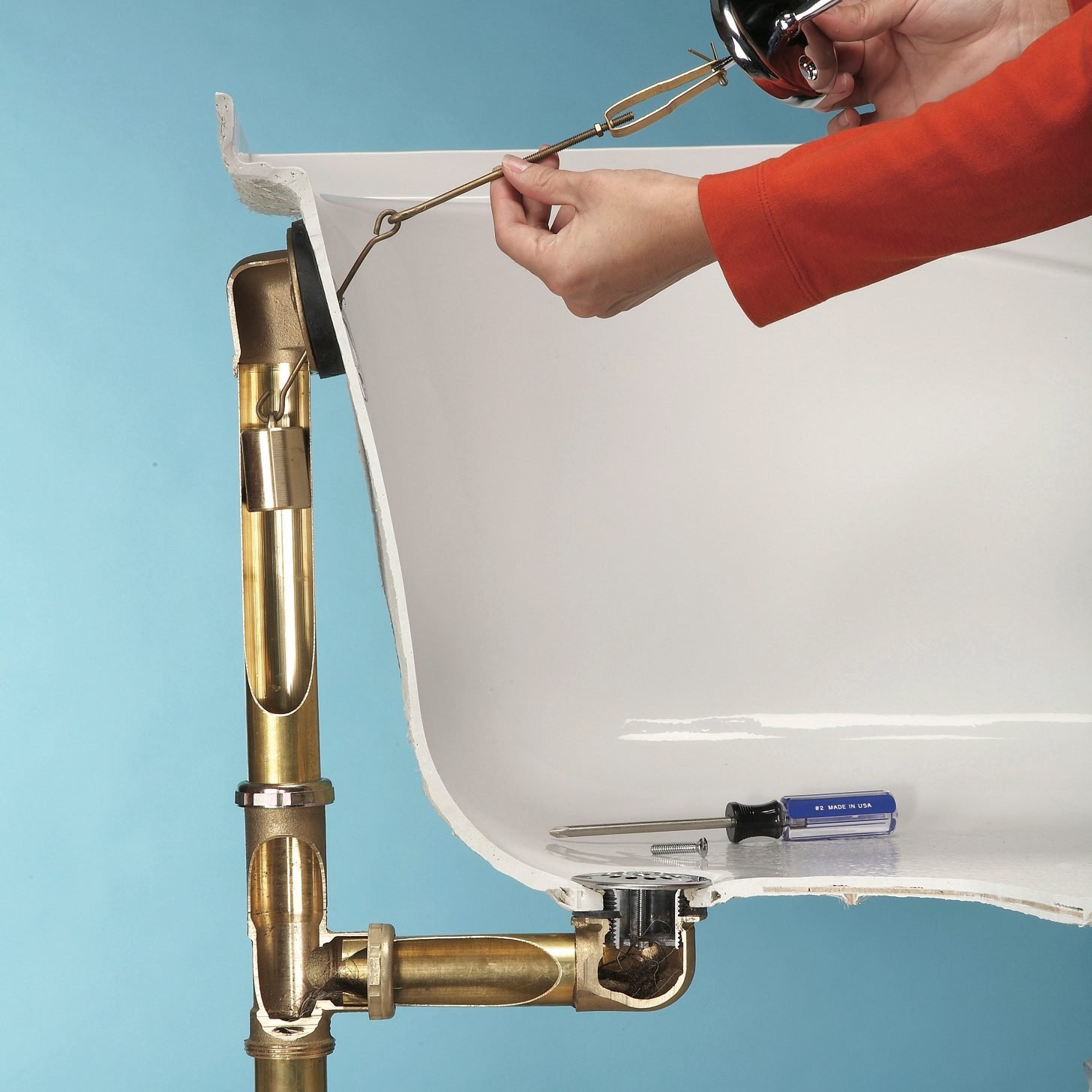 How To Remove a Stubborn & Stuck Bathtub Drain -Jonny DIY 