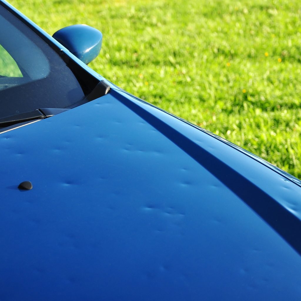 hail damage to car