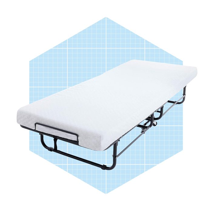Lucid Rollaway Folding Guest Bed With 4 Inch Memory Foam Mattress Ecomm Amazon.com