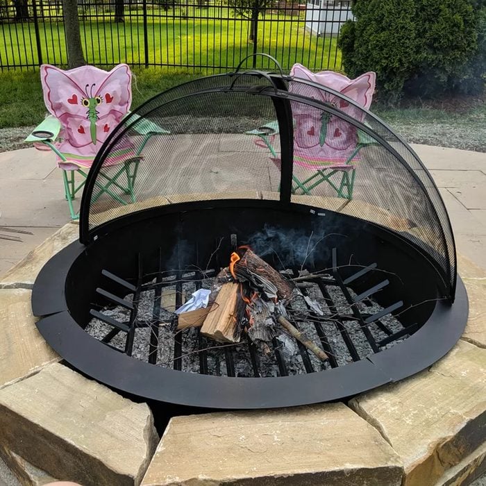 Maraca Round Fire Pit Spark Screen Ecomm Wayfair.com