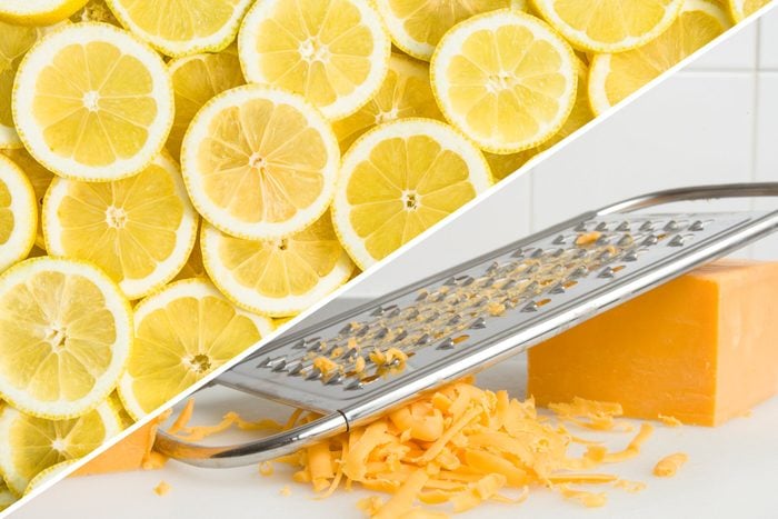 cheese grater lemon cleaner