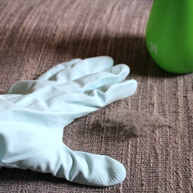 Wipe Down With Rubber Gloves
