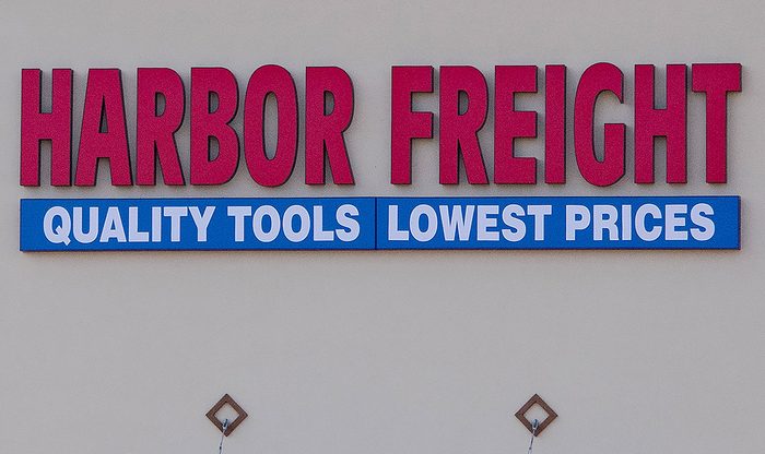Harbor freight store sign