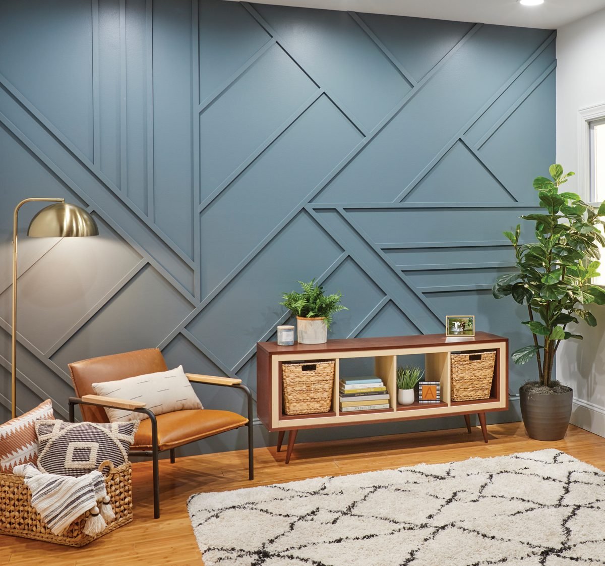 How to Build a Dynamic Accent Wall  Family Handyman