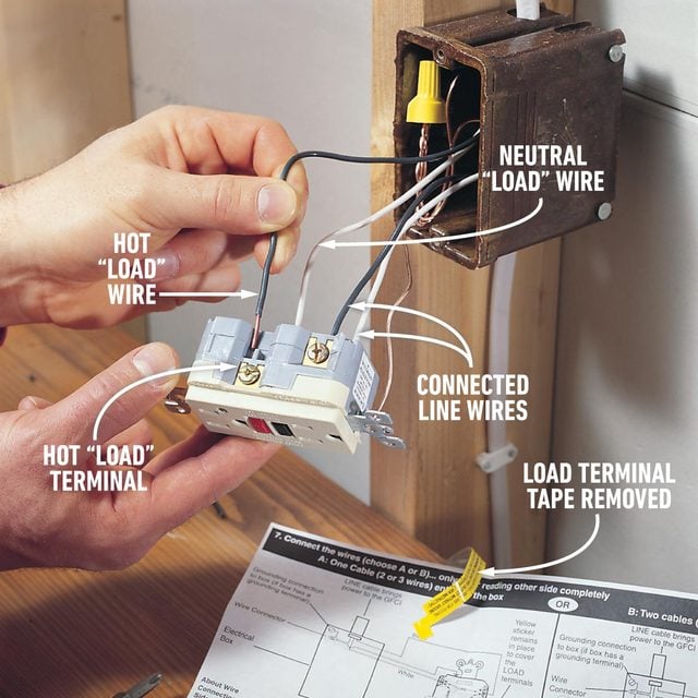Replacing Electrical Outlet Connecting Other Outlets